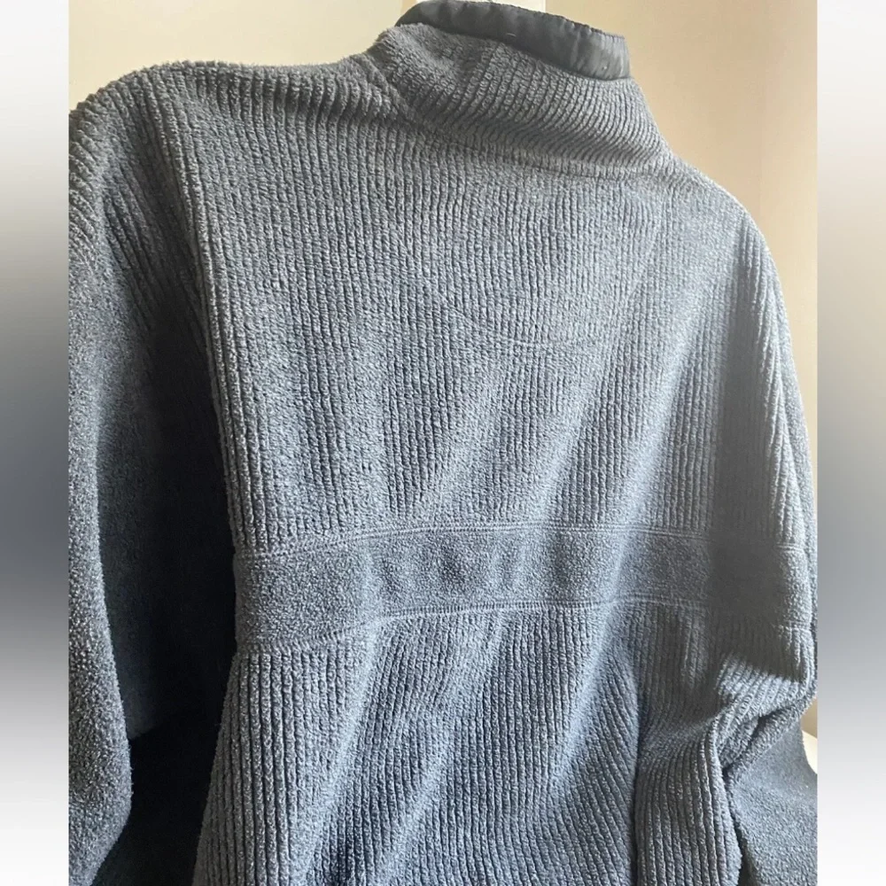 2XL Faded Glory Authentic Gray Pullover V-Neck Sweater Shirt Jacket Rayon men_3